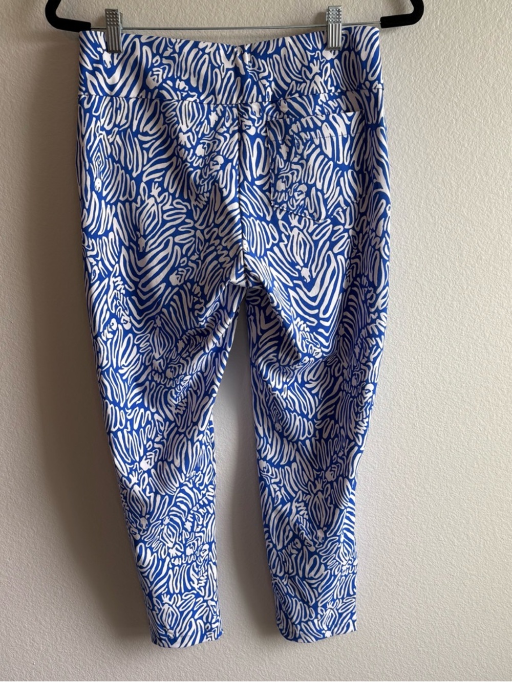 Lilly Pulitzer Luxletic Corso Pants Martinique Blue Zee Bebe - Picture 3 of 7